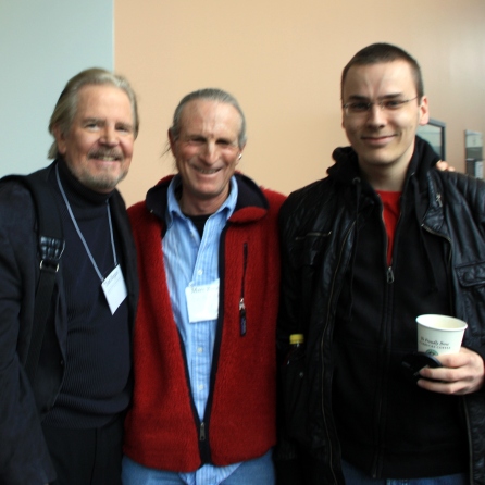 Tom Regan, Marc Bekoff, and I at the UVU Animal Ethics Conference in March/April 2010